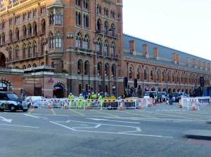 Pancras Road works