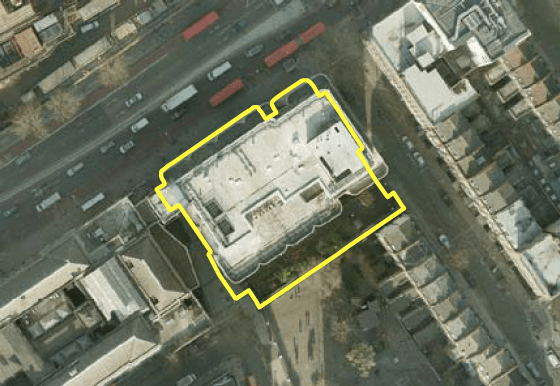 Town Hall annexe aerial