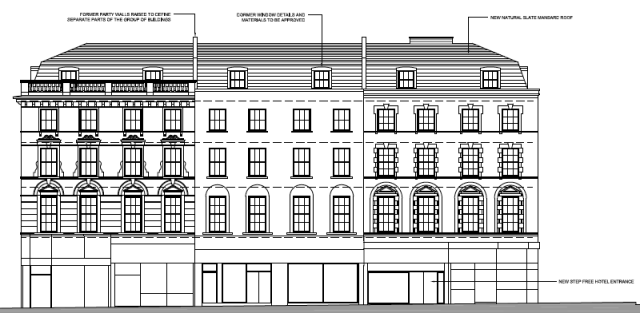 1-11 Euston Road elevation