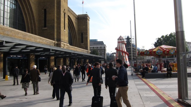 Kings Cross Square - day one of operation