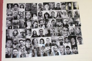 Photos taken by the local guys. It's hoped large  versions of these will be mounted on the OneKX building