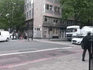 Swinton Street junction with Gray's Inn Road